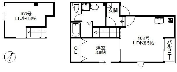  間取り図写真