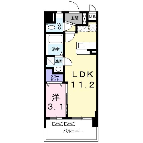 フォレスタ春日（203） 間取り図画像