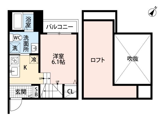 福岡市南区井尻アパート 間取り図画像