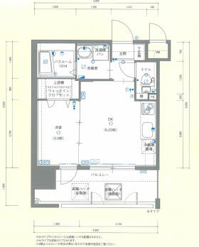 福岡市早良区西新マンション 間取り図画像