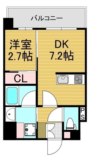 福岡市南区塩原マンション 間取り図画像