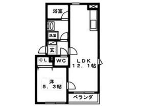 福岡市博多区諸岡アパート 間取り図画像