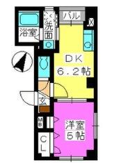 福岡市博多区冷泉町マンション 間取り図画像