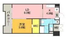 福岡市早良区高取マンション 間取り図画像