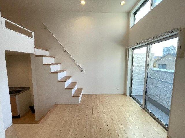 福岡市東区馬出アパート リビング