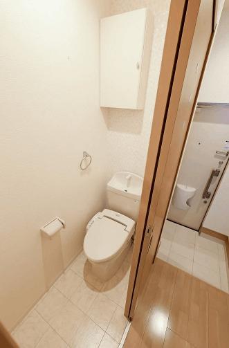 福岡市東区筥松アパート トイレ