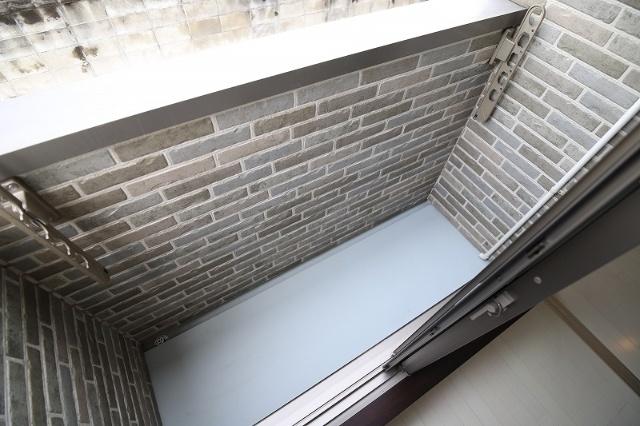 福岡市西区内浜アパート バルコニー