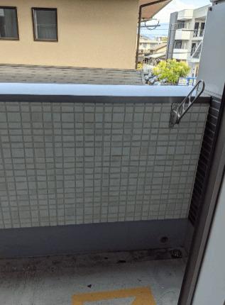 福岡市博多区春町アパート バルコニー