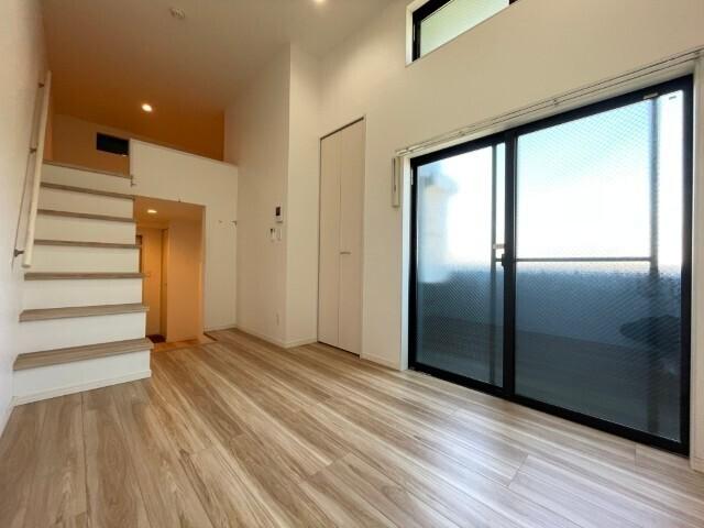 福岡市博多区堅粕アパート リビング