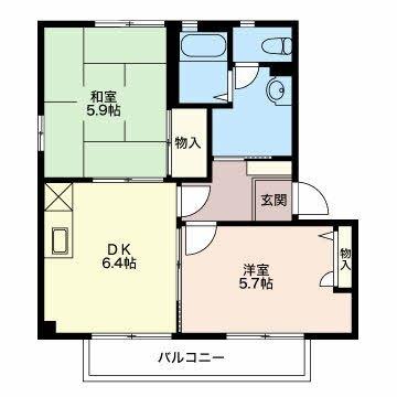 ＬａｎｅｉｇｅⅡ（102） 間取り図画像