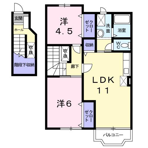 ノースショア（201） 間取り図画像