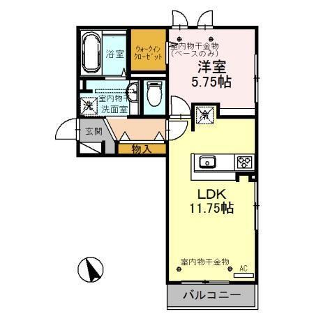 ラネオン（201） 間取り図画像