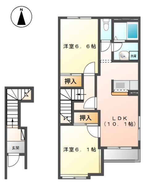 Ｌ　Ｒ 間取り図画像