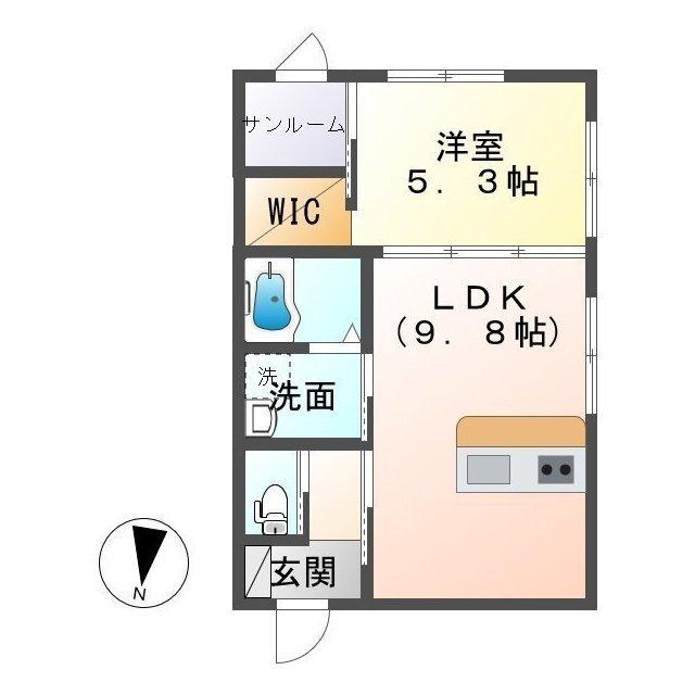 ロシェ（102） 間取り図画像