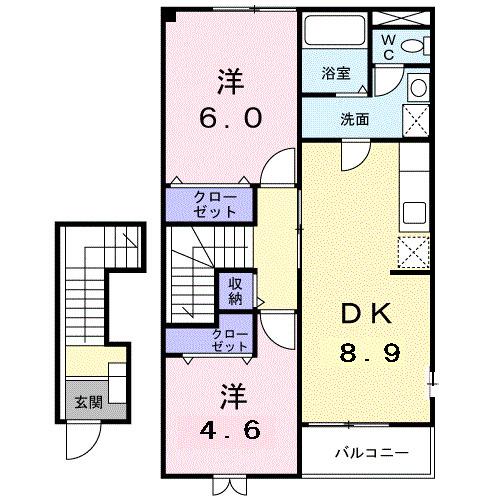 グランツⅡ（204） 間取り図画像