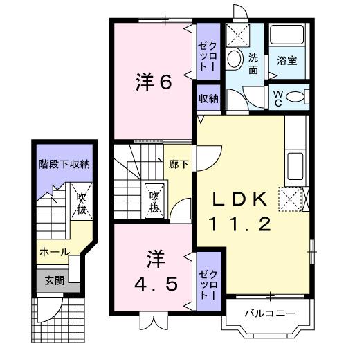 ココモラフォ−レＡ（202） 間取り図画像