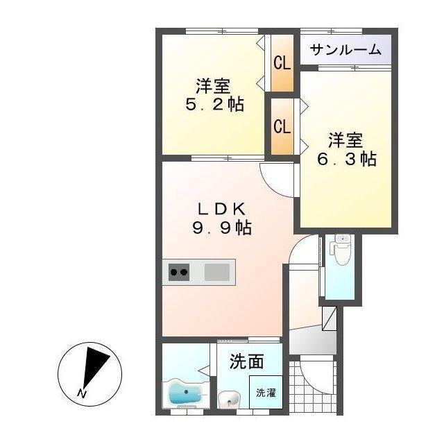 クラシア（CLASIA）（105） 間取り図画像