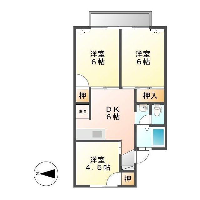 フィーゲル加賀（202） 間取り図画像