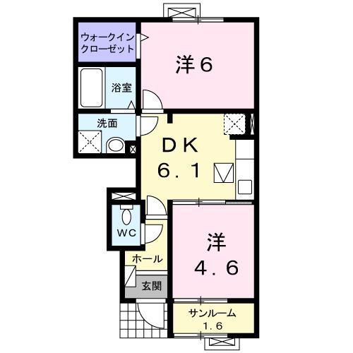 レ・セーナ（102） 間取り図画像