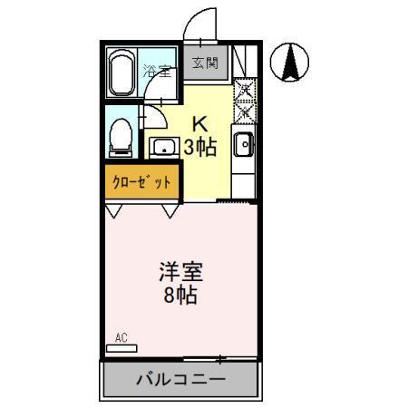 カンパーニュ（307） 間取り図画像