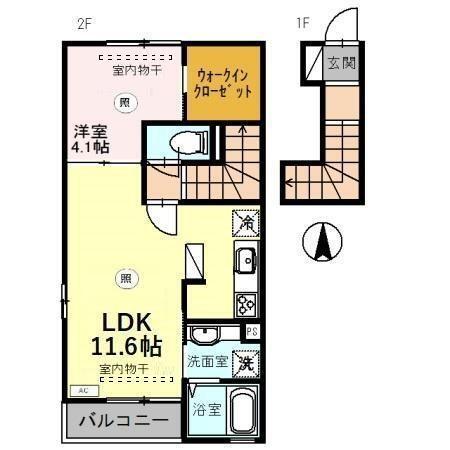 HIBIKI（206） 間取り図画像
