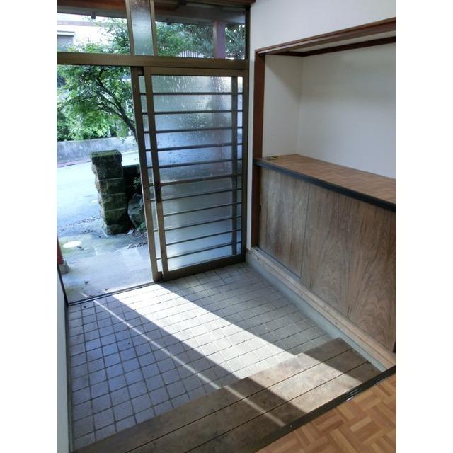 山中温泉下谷町借家（1） 玄関