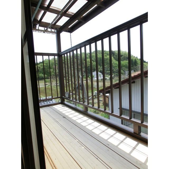 山代温泉大和町借家１（01） バルコニー