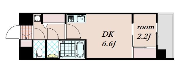 ソルテラス京都西大路 郁 間取り図画像