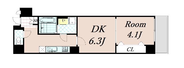 ベラジオ京都西大路Ⅱ 間取り図画像