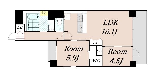アライズ西院 間取り図画像