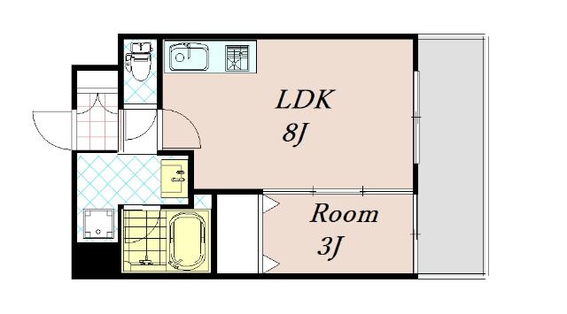ピーノ京都西大路 間取り図画像