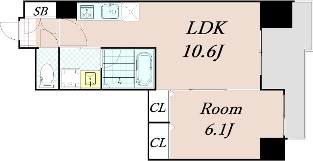 ベラジオ四条通 間取り図画像