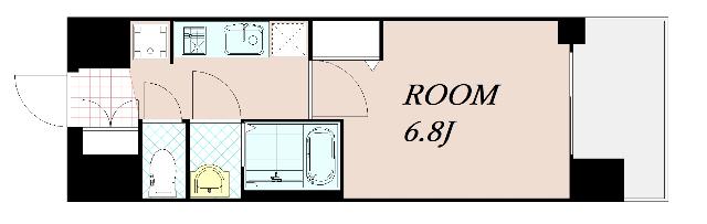 プレサンス京都室町通 紫水 間取り図画像