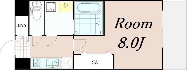 エステムコート京都西大路 間取り図画像