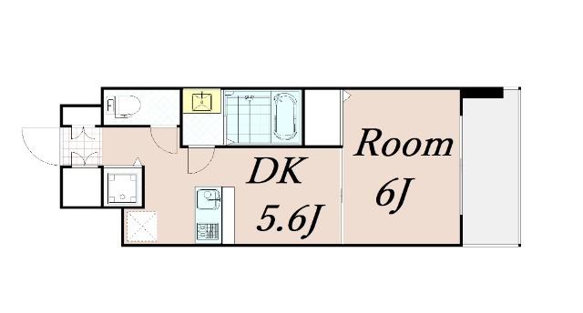 エステムコート京都西大路 間取り図画像