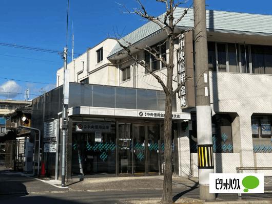 京都中央信用金庫花園支店：293m