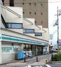 ローソンストア100九条河原町店：208m