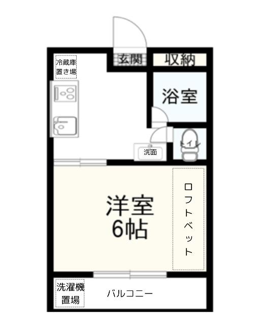 フラワーハイツ第３（102） 間取り図画像