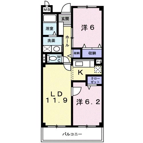 ファインヴァルト（303） 間取り図画像