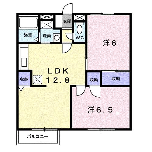 グレープガーデンＣ（103） 間取り図画像