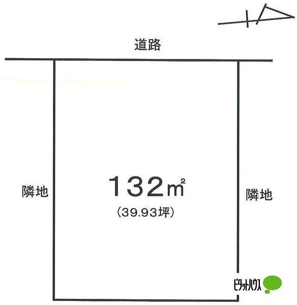 真亀物置付土地 土地画像