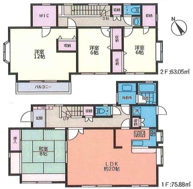 季美の森東1丁目2680 間取り図画像
