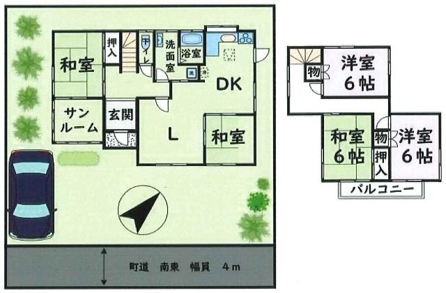 作田450 間取り図画像