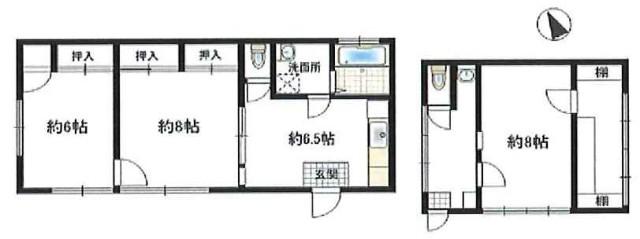 桂山900 間取り図画像