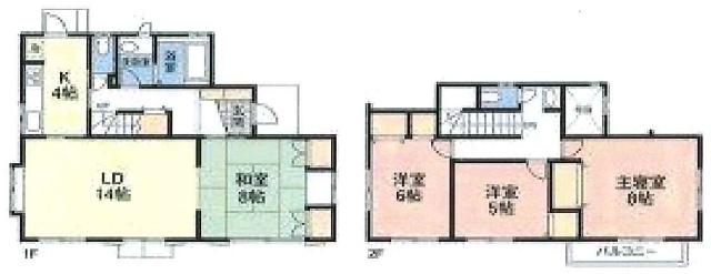 季美の森東1丁目2180 間取り図画像