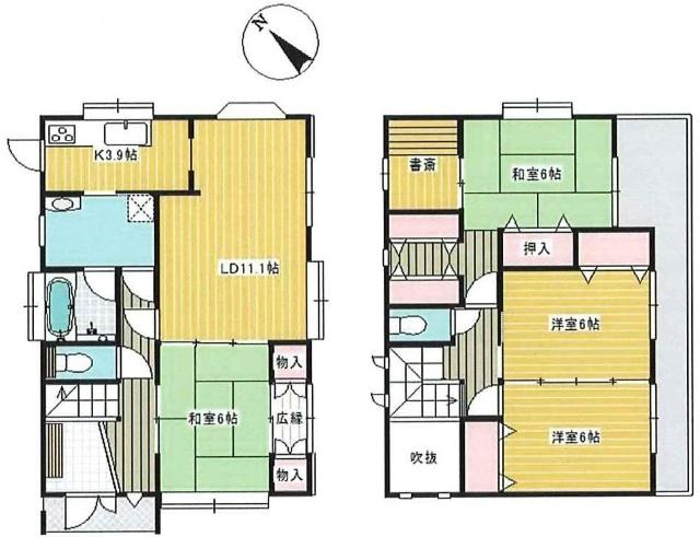 関下1280 間取り図画像