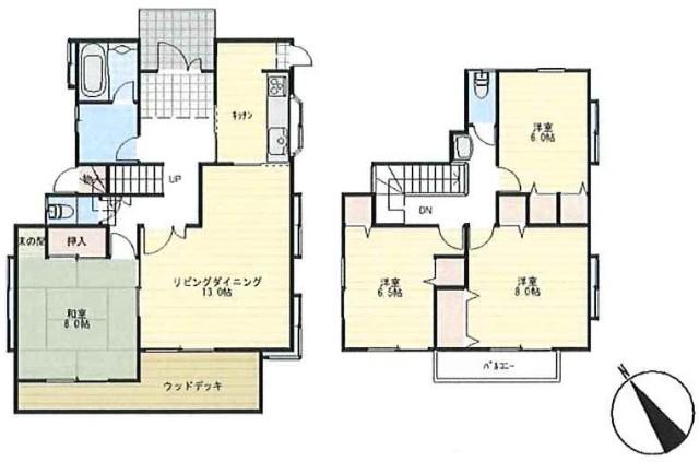 日吉台3丁目1080 間取り図画像