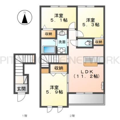  間取り図写真
