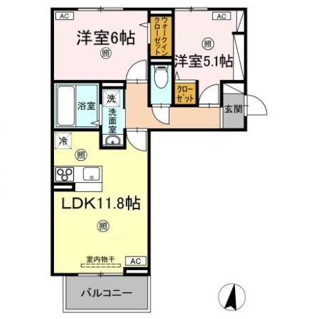 ハーベストＣＫ（303） 間取り図画像