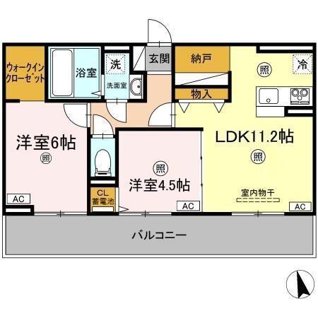 サンセール問屋町（202） 間取り図画像